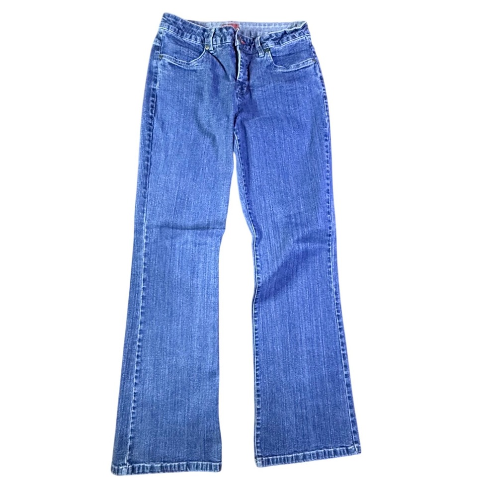 Smiths Dungarees Jeans Womens Size 6 Bootcut Blue Denim‎ Pants
